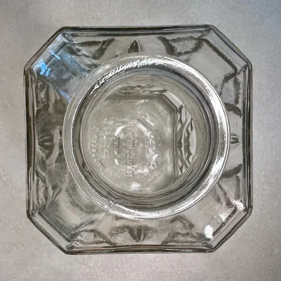 Vintage Clear Glass Manschewitz Monarch Wine Co. One Quart Decanter - Picture 7 of 9